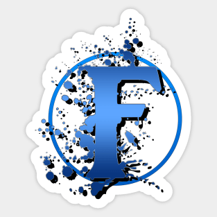 F Sticker